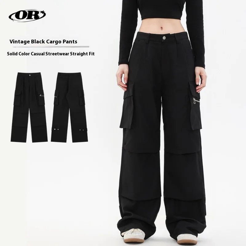 OR FL Женские брюки в стиле американского High Street с двойными складками и широкими штанинами Y2k Advanced Drooping Sensation для поездок на работу
OR FL Женские брюки в стиле американского High Street с двойными складками и широкими штанинами Y2k Advanced Drooping Sensation для поездок на работу