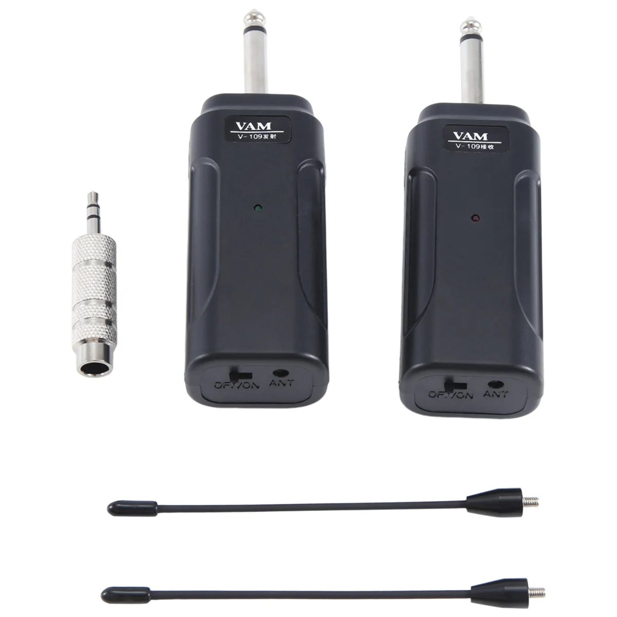 A51Q-Portable Wireless Audio Guitar Transmitter Receiver System For Electric Guitar Bass Electric Violin Musical Instrument
A51Q-Portable Wireless Audio Guitar Transmitter Receiver System For Electric Guitar Bass Electric Violin Musical Instrument