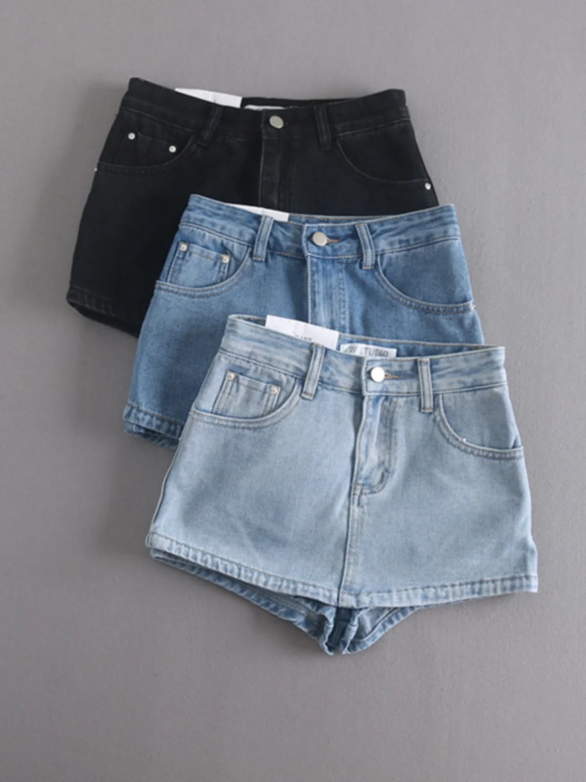 High Waist A-Line Skirt Women's Denim Anti-Light ort Skirt Slimming Skirt Street Sle Summer Cotton Polyester Blend
High Waist A-Line Skirt Women's Denim Anti-Light ort Skirt Slimming Skirt Street Sle Summer Cotton Polyester Blend