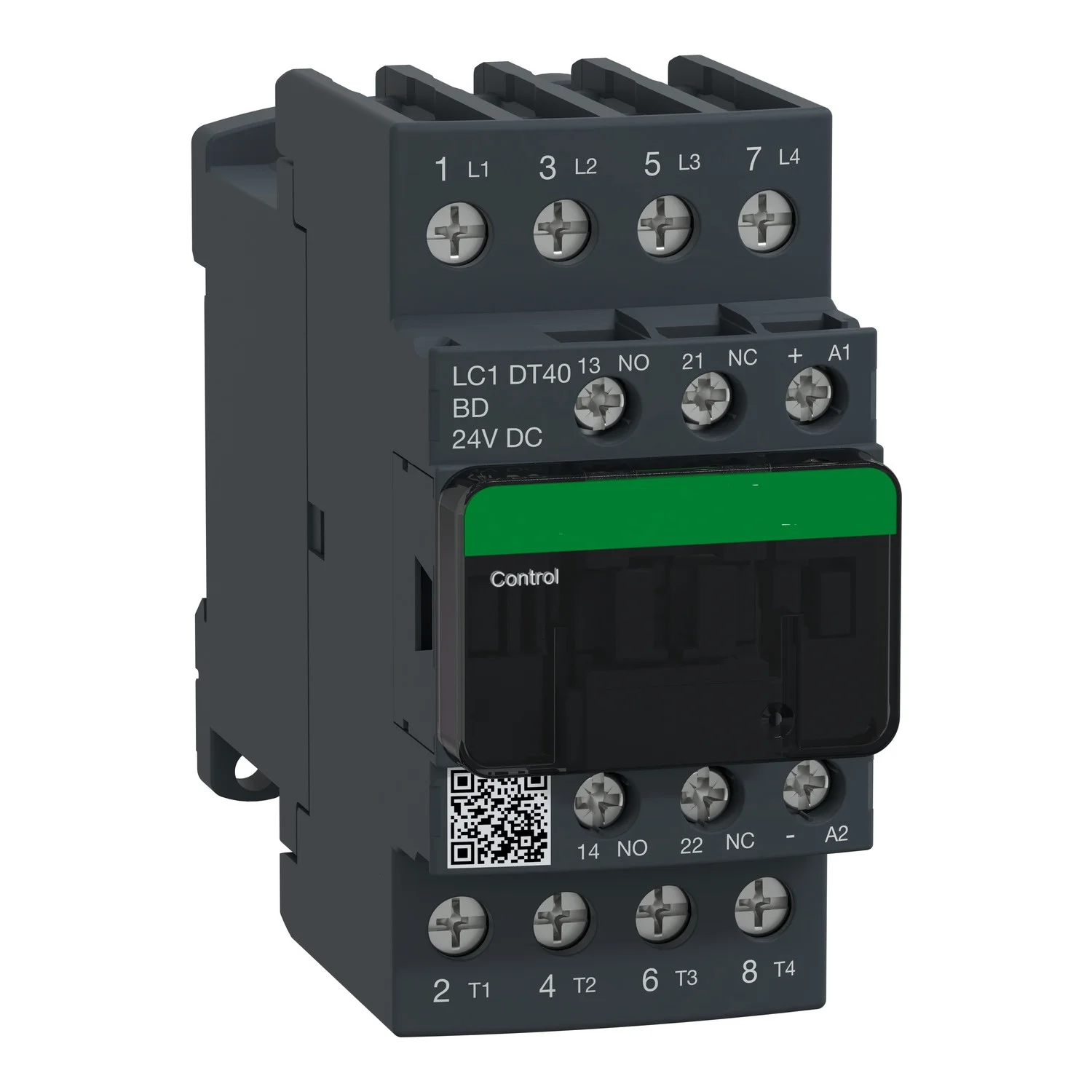 LC1DT40 LC1DT40BD TeSys D contactor - 4P(4 NO) - AC-1 - = 440 V 40 A - 24 V DC standard coil
LC1DT40 LC1DT40BD TeSys D contactor - 4P(4 NO) - AC-1 - = 440 V 40 A - 24 V DC standard coil