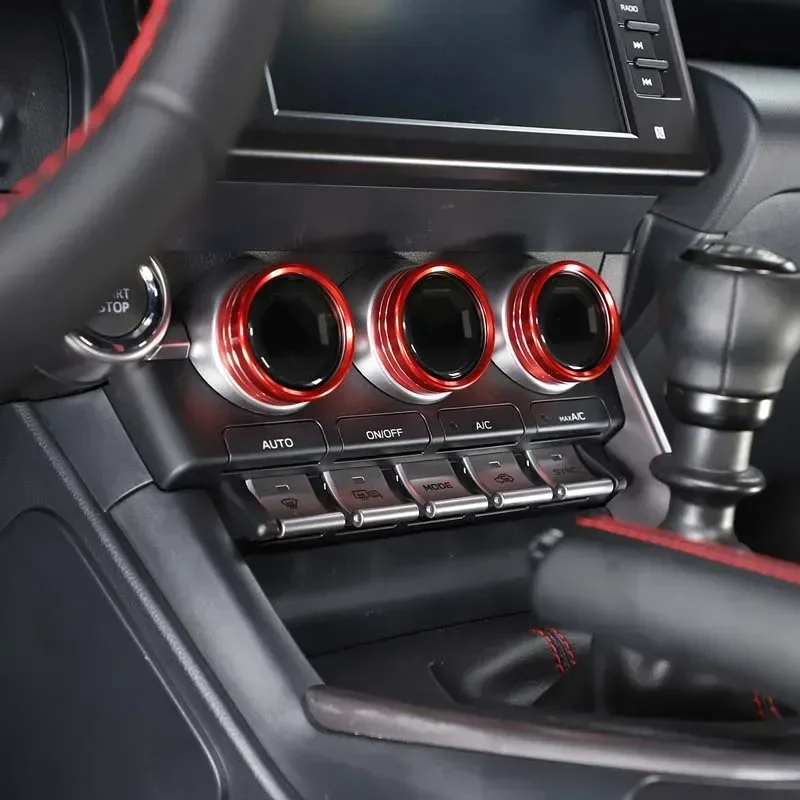 For 22 Toyota 86 Subaru BRZ air conditioning knob ring / air conditioning switch knob decoration aluminum alloy accessories
For 22 Toyota 86 Subaru BRZ air conditioning knob ring / air conditioning switch knob decoration aluminum alloy accessories
