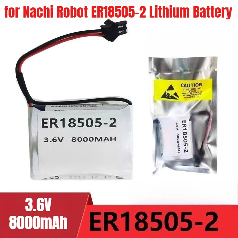 3.6V 8000mAh for Nachi Robot ER18505-2 Lithium Battery 
3.6V 8000mAh for Nachi Robot ER18505-2 Lithium Battery