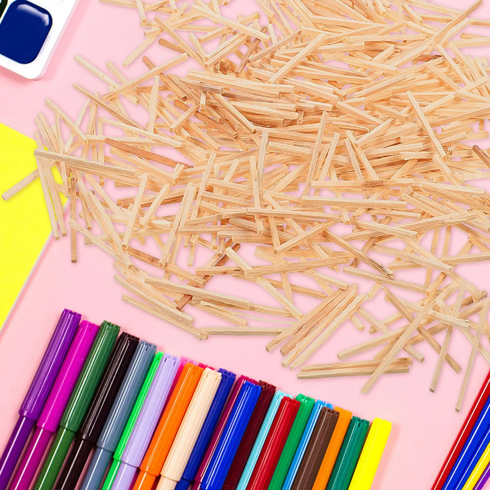 1000Pcs Wooden Matchsticks Natural Polished Handmade Material DIY Craft Sticks Blank Wood Supplies Match Making
1000Pcs Wooden Matchsticks Natural Polished Handmade Material DIY Craft Sticks Blank Wood Supplies Match Making