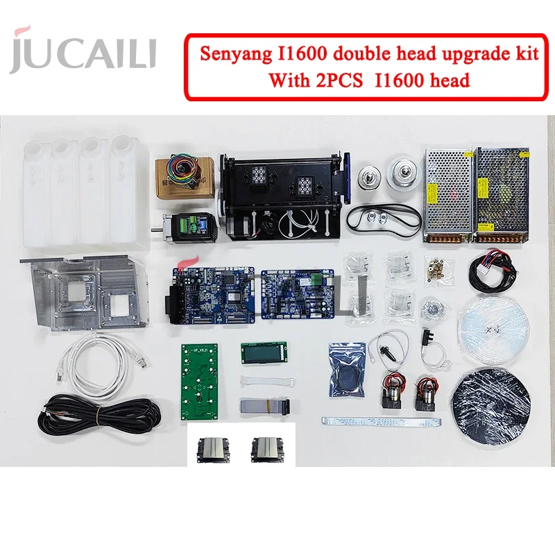 Комплект обновления принтера Jucaili Senyang I1600 для Epson dx5/XP600, комплект для переоборудования двойной головки I1600 с печатающей головкой 
Комплект обновления принтера Jucaili Senyang I1600 для Epson dx5/XP600, комплект для переоборудования двойной головки I1600 с печатающей головкой