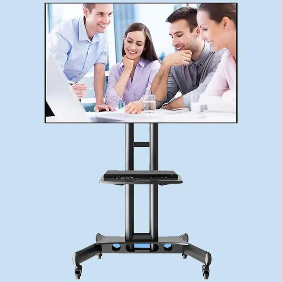 TV Stand for 3265 Inch LCD LED Flat Curved Panel Screen TVs Up to 110 Lbs, Rolling TV Stand with Adjustable Shelf amp Tilt Port
TV Stand for 3265 Inch LCD LED Flat Curved Panel Screen TVs Up to 110 Lbs, Rolling TV Stand with Adjustable Shelf amp Tilt Port