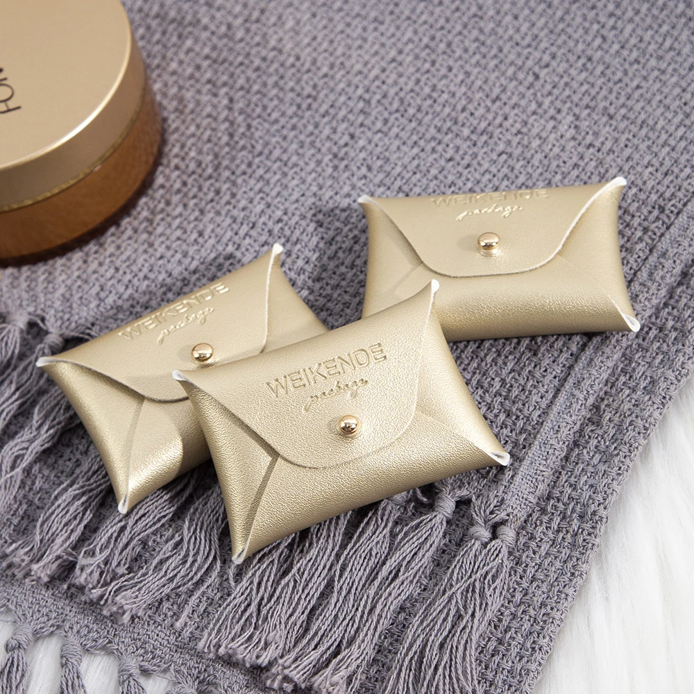 Custom Logo Embossed PU Leather 50/100pcs 5x7cm Gold Jewelry Bag Rings Earrings Necklaces Button Organizer Storage Gift Pouch
Custom Logo Embossed PU Leather 50/100pcs 5x7cm Gold Jewelry Bag Rings Earrings Necklaces Button Organizer Storage Gift Pouch