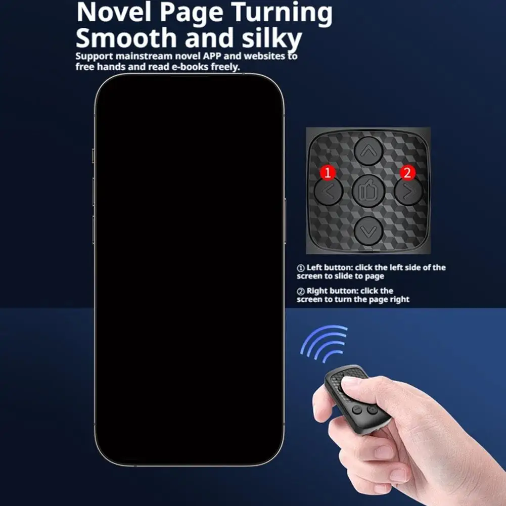 Bluetooth Mobile Phone Remote Control For Taking Photos, Watching Short Videos, Reading Novels, Page Turning Device Y5O0
Bluetooth Mobile Phone Remote Control For Taking Photos, Watching Short Videos, Reading Novels, Page Turning Device Y5O0