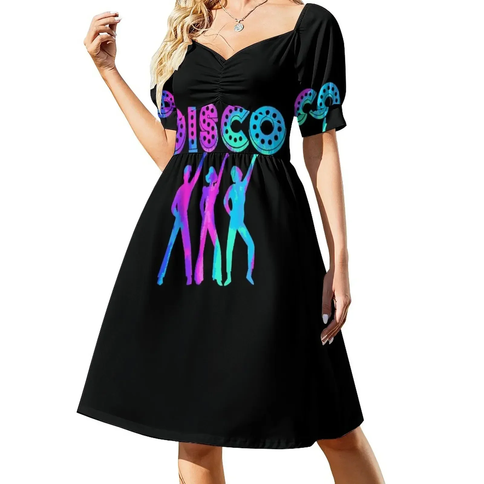 Disco 70's Neon Dance Party Short-Sleeved Dress purple dress dress party night dresses for women 2025 Bridesmaid woman
Disco 70's Neon Dance Party Short-Sleeved Dress purple dress dress party night dresses for women 2025 Bridesmaid woman