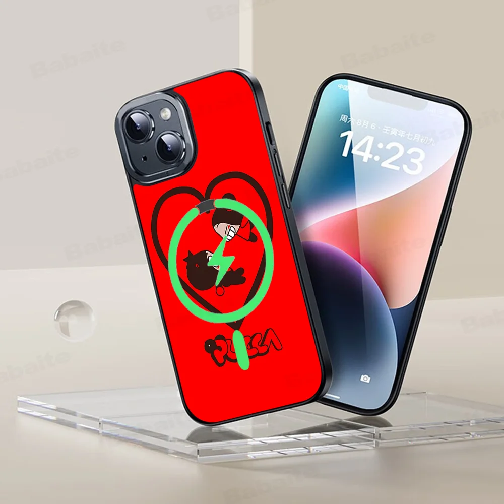 P-Pucca G-Garu Cute Phone Case Phone Case For IPhone 16 14 13 12 11 15 Pro Max For Magsafe Magnetic Wireless Charging Cover
P-Pucca G-Garu Cute Phone Case Phone Case For IPhone 16 14 13 12 11 15 Pro Max For Magsafe Magnetic Wireless Charging Cover