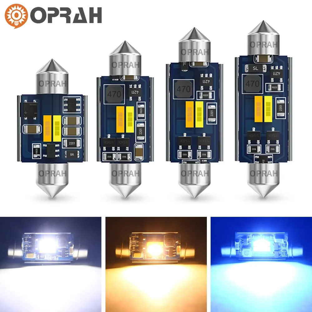 Oprah 2X C5W C10W 1860 Chip Bulb Festoon 31mm 36mm 39mm 41mm Canbus Auto Interior Dome Reading License Plate Light White 12v
Oprah 2X C5W C10W 1860 Chip Bulb Festoon 31mm 36mm 39mm 41mm Canbus Auto Interior Dome Reading License Plate Light White 12v