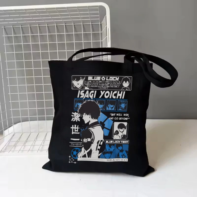 Anime Blue Lock Isagi Yoichi Hyoma Chigiri Handbags Shoulder Bags Casual Shopping Tote Bag Women Elegant Canvas Bag Bolsa Sacola
Anime Blue Lock Isagi Yoichi Hyoma Chigiri Handbags Shoulder Bags Casual Shopping Tote Bag Women Elegant Canvas Bag Bolsa Sacola