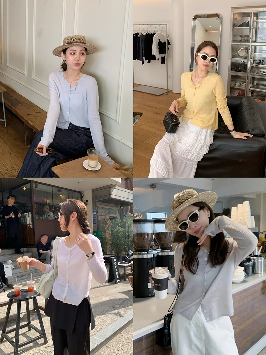 Landbeige Soft Woolen Sun Protection Open Cardigan Women's round Ne ort Sve Casual Sle Regular Fit Lightweight
Landbeige Soft Woolen Sun Protection Open Cardigan Women's round Ne ort Sve Casual Sle Regular Fit Lightweight