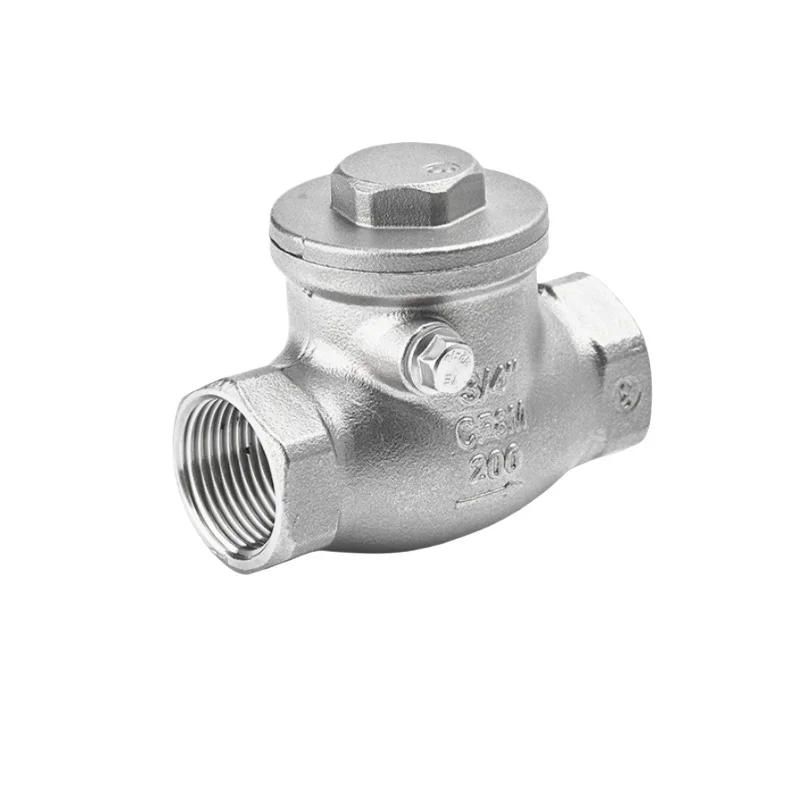 1/2" 3/4" 1" 1-1/4" 1-1/2" 2" -4" BSP NPT Female Horizontal One-way Check Valve 304/316 Stainless Steel Water Gas OIl 225 PSI
1/2" 3/4" 1" 1-1/4" 1-1/2" 2" -4" BSP NPT Female Horizontal One-way Check Valve 304/316 Stainless Steel Water Gas OIl 225 PSI