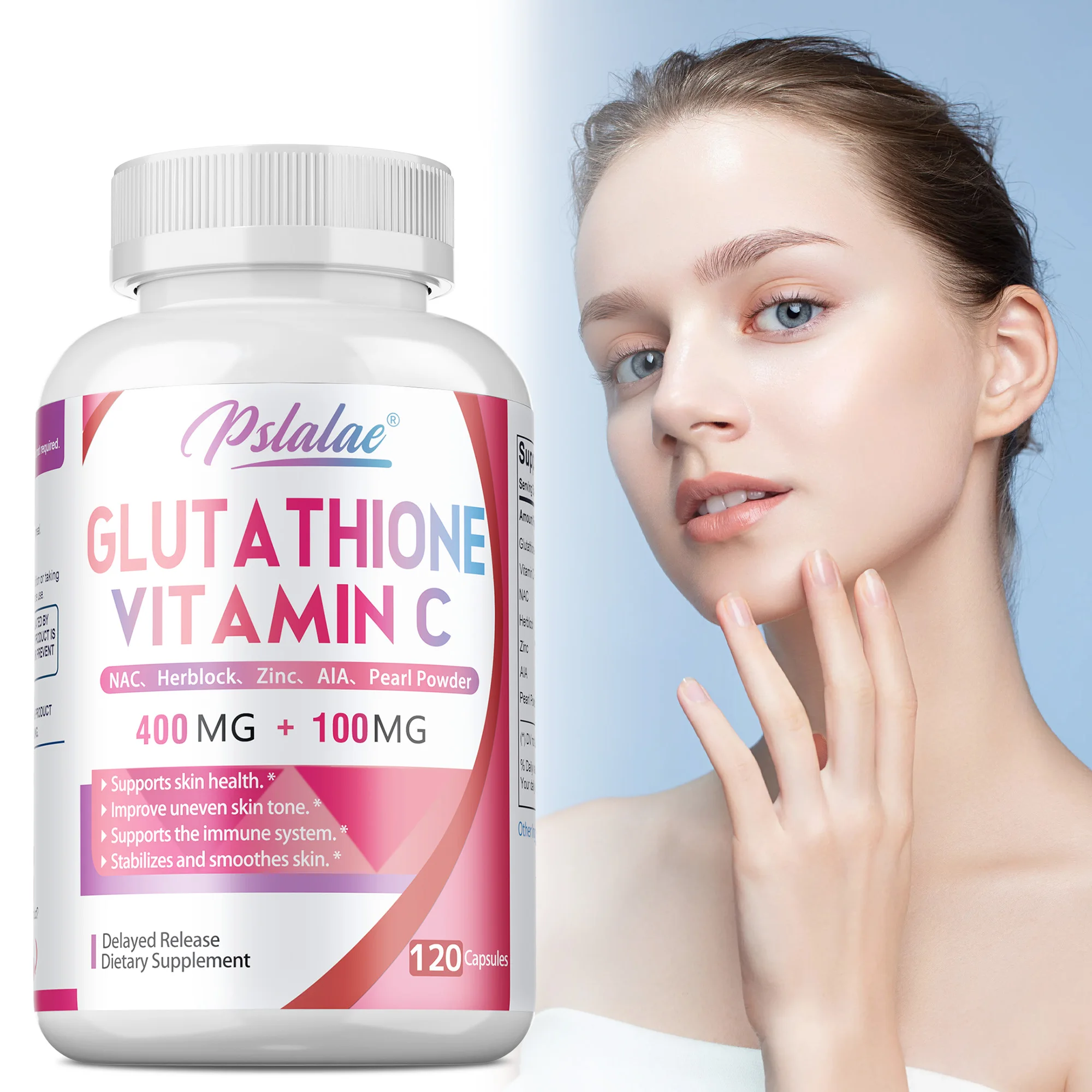 Glutathione & Vitamin C Supplement - Antioxidant, Skin Radiance & Body Immunity Wellness Support
Glutathione & Vitamin C Supplement - Antioxidant, Skin Radiance & Body Immunity Wellness Support