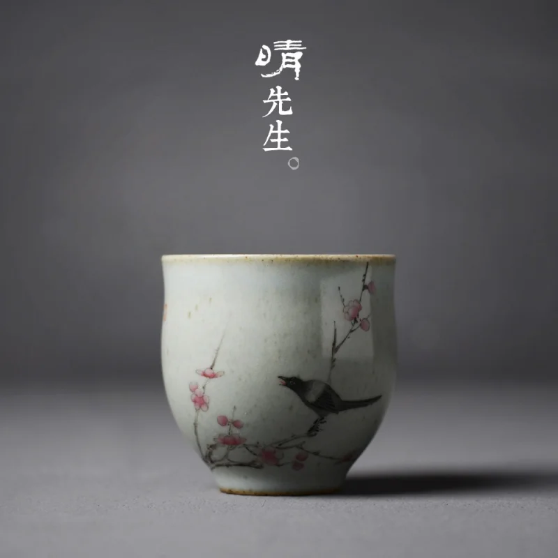 Jingdezhen Small Ceramic Tea Cup Handmade Tea Cup Personal Cup Master Cup Single Cup Hand Painted Vintage Flower and Bird Tea Cu
Jingdezhen Small Ceramic Tea Cup Handmade Tea Cup Personal Cup Master Cup Single Cup Hand Painted Vintage Flower and Bird Tea Cu
