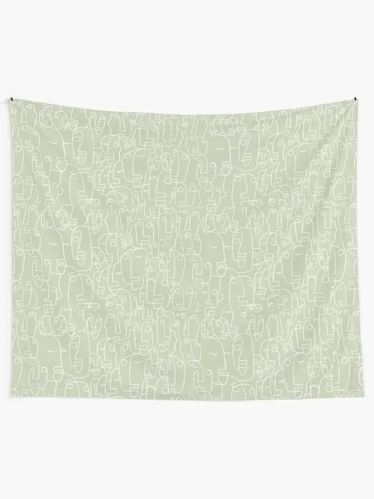 Sage green doodle faces Tapestry Carpet On The Wall Room Decore Aesthetic Tapestry
Sage green doodle faces Tapestry Carpet On The Wall Room Decore Aesthetic Tapestry