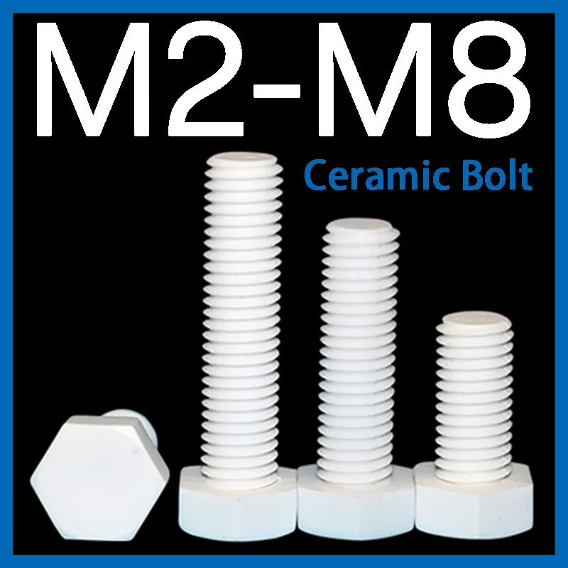 1pcs M2 M3 M4 M5 M6 M8 M10 M12 M14 M16 Ceramic Hex Hexagon Screw Bolt Corrosion Resistant Insulating Outer Hexagonal Bolt Nut
1pcs M2 M3 M4 M5 M6 M8 M10 M12 M14 M16 Ceramic Hex Hexagon Screw Bolt Corrosion Resistant Insulating Outer Hexagonal Bolt Nut