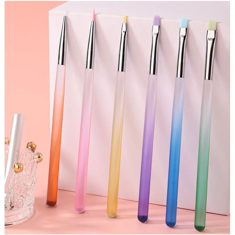 6pcs Nail Art Brush Nail Liner Brush Nail Painting Acrylic UV Gel Brushes Painting Brush Flower Design DIY Manicure Tools
6pcs Nail Art Brush Nail Liner Brush Nail Painting Acrylic UV Gel Brushes Painting Brush Flower Design DIY Manicure Tools