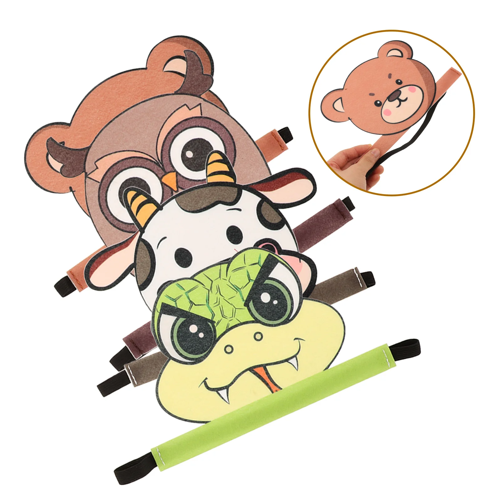 4 Pcs Animal Headdress Set Headband Bridal Shower Decoration Felt Cloth Bear Headpiece Baby Has
4 Pcs Animal Headdress Set Headband Bridal Shower Decoration Felt Cloth Bear Headpiece Baby Has