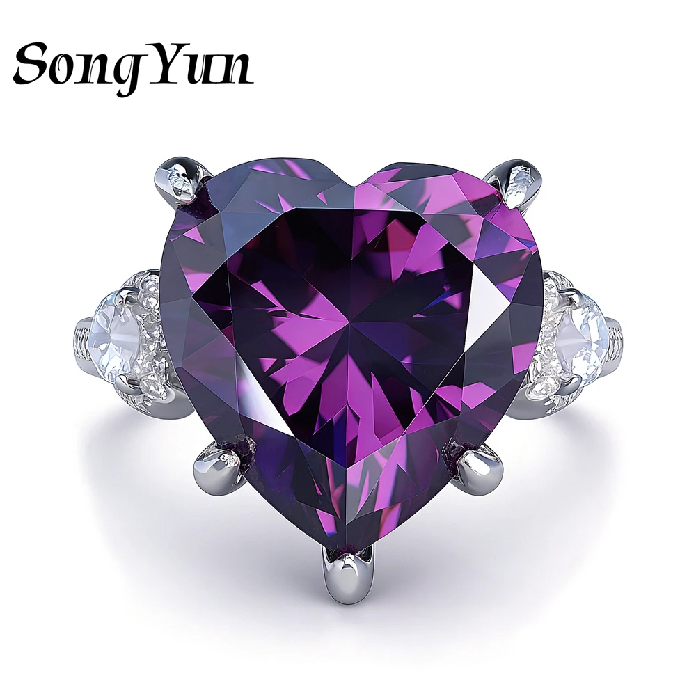 SongYun Jewelry 925 Sterling Silver Ring HCD Diamond Designer High Carbon Diamond Bridal 925 Sterling Silver Ring Accessories
SongYun Jewelry 925 Sterling Silver Ring HCD Diamond Designer High Carbon Diamond Bridal 925 Sterling Silver Ring Accessories