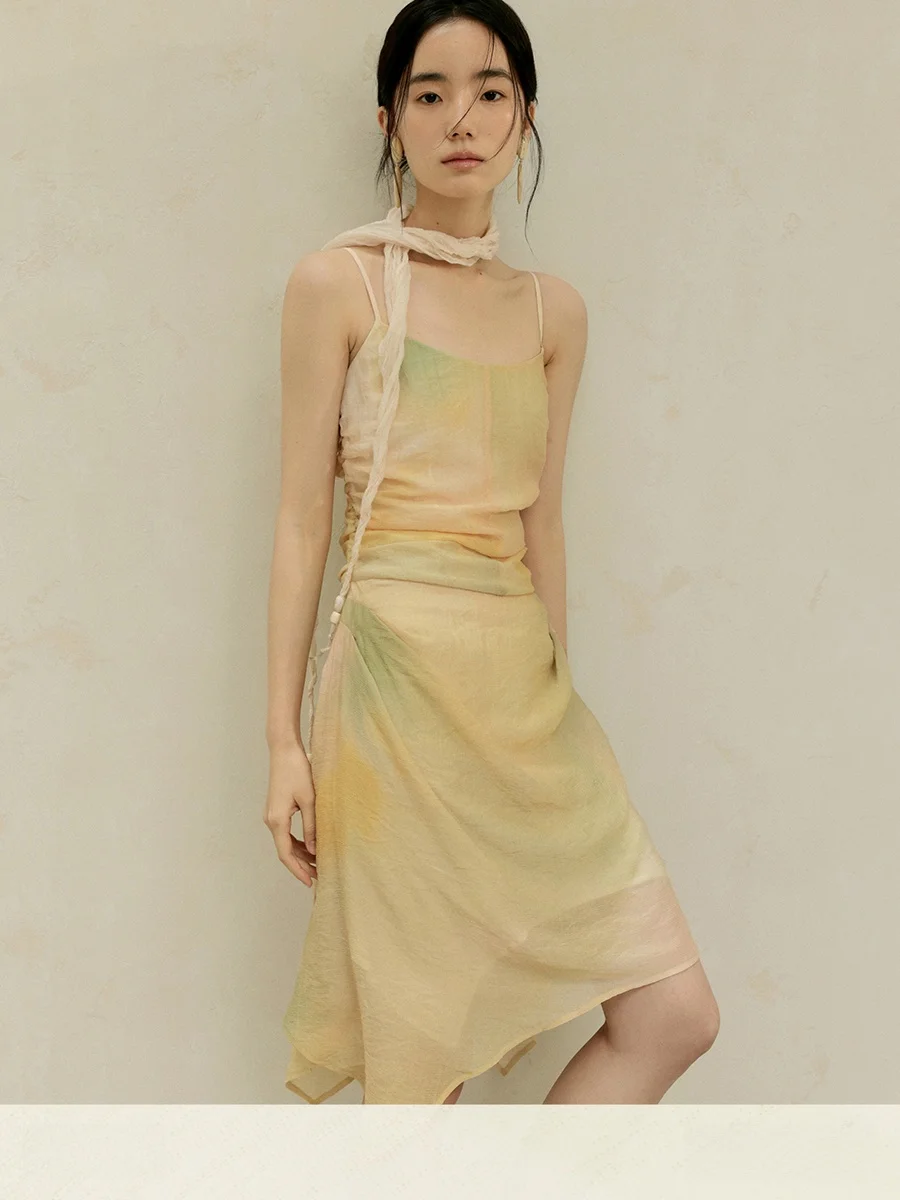 MURMURMI Floral Print Waist Gathered Asymmetrical Hem Strap Short Skirt Elegant A-Line Cotton Nylon Blend Women's Skirt
MURMURMI Floral Print Waist Gathered Asymmetrical Hem Strap Short Skirt Elegant A-Line Cotton Nylon Blend Women's Skirt