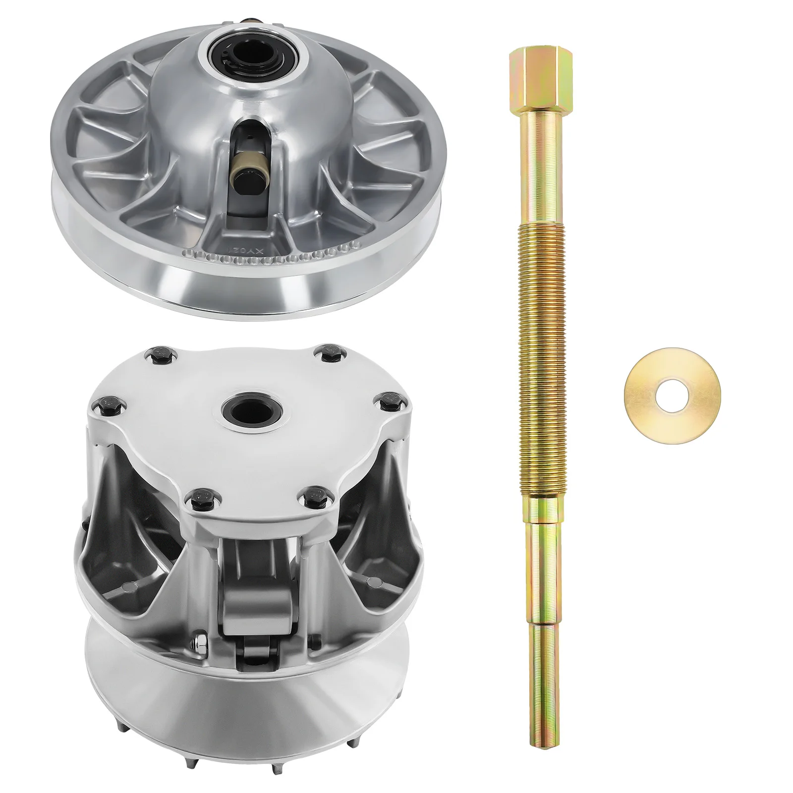 Secondary Driven Clutch & Primary Drive Clutch Kit for Polaris RZR 900 XP 11-14
Secondary Driven Clutch & Primary Drive Clutch Kit for Polaris RZR 900 XP 11-14