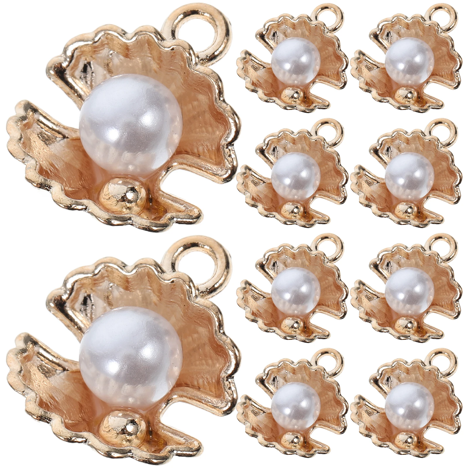 10 Pcs Shell Pearl Pendant Clam Beads Dangle Earring Parts Pendants Jewelry Manual
10 Pcs Shell Pearl Pendant Clam Beads Dangle Earring Parts Pendants Jewelry Manual