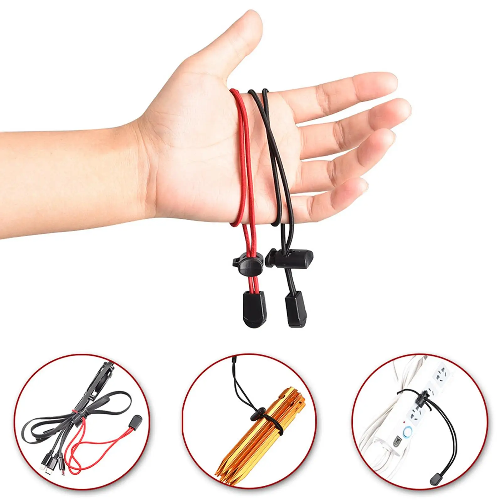 2Pcs Elastic Cord Durable Sturdy Walking Sticks Tie Downs Bungee 10''
2Pcs Elastic Cord Durable Sturdy Walking Sticks Tie Downs Bungee 10''