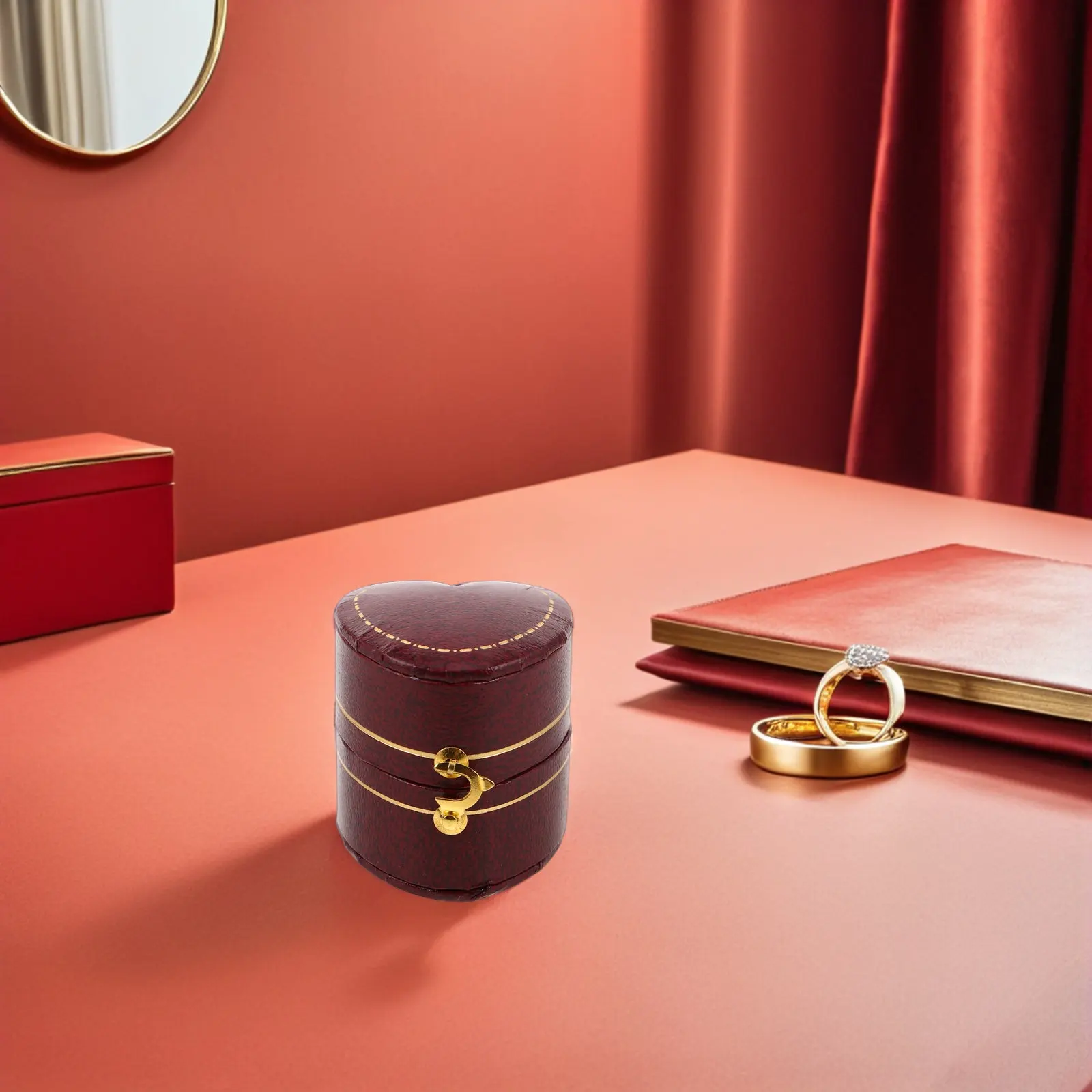 Миниатюрная шкатулка для украшений в винтажном стиле, портативный дорожный органайзер для колец, серег, мелких предметов, декоративный футляр для хранения, для женщин
Миниатюрная шкатулка для украшений в винтажном стиле, портативный дорожный органайзер для колец, серег, мелких предметов, декоративный футляр для хранения, для женщин