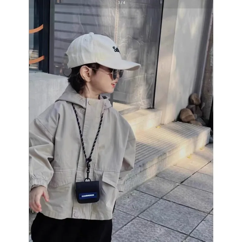 2-10Y Boys Khaki Lined Jacket New Children's Denim Cotton Zipper Hoodie Baby Kid Spring Autumn Casual Trench Coats Boys Clothes
2-10Y Boys Khaki Lined Jacket New Children's Denim Cotton Zipper Hoodie Baby Kid Spring Autumn Casual Trench Coats Boys Clothes