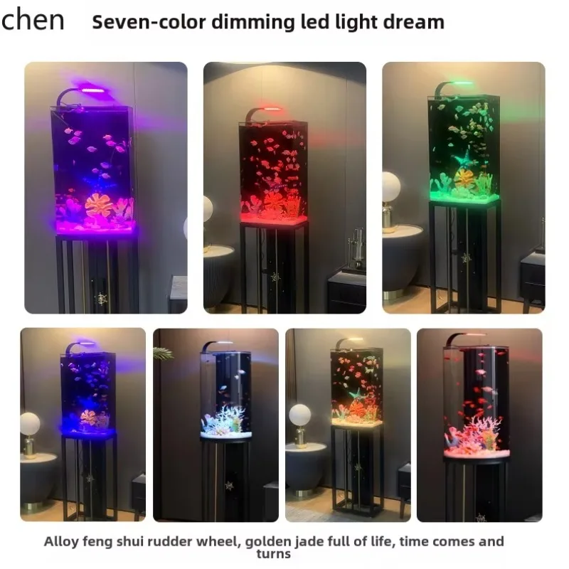 YFY creative net red fish tank ecological landing living room fish tank small goldfish tank semi-circular
YFY creative net red fish tank ecological landing living room fish tank small goldfish tank semi-circular