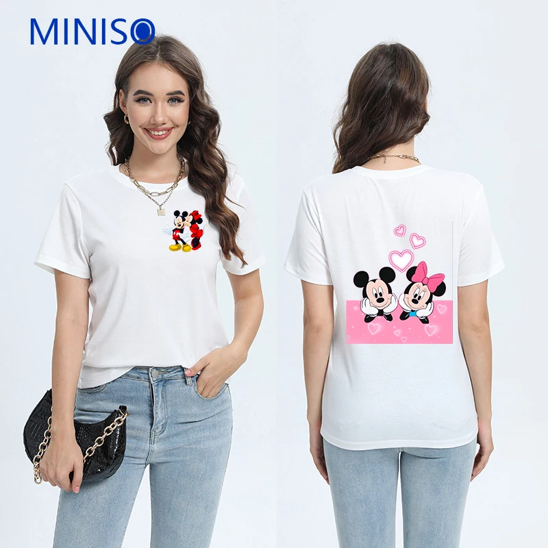 Custom T Shirt Clothes Tops & Tees Disney Mickey Minnie Printed Clothing Brands Trends New Ladies Large Size Summer 2025 New 
Custom T Shirt Clothes Tops & Tees Disney Mickey Minnie Printed Clothing Brands Trends New Ladies Large Size Summer 2025 New