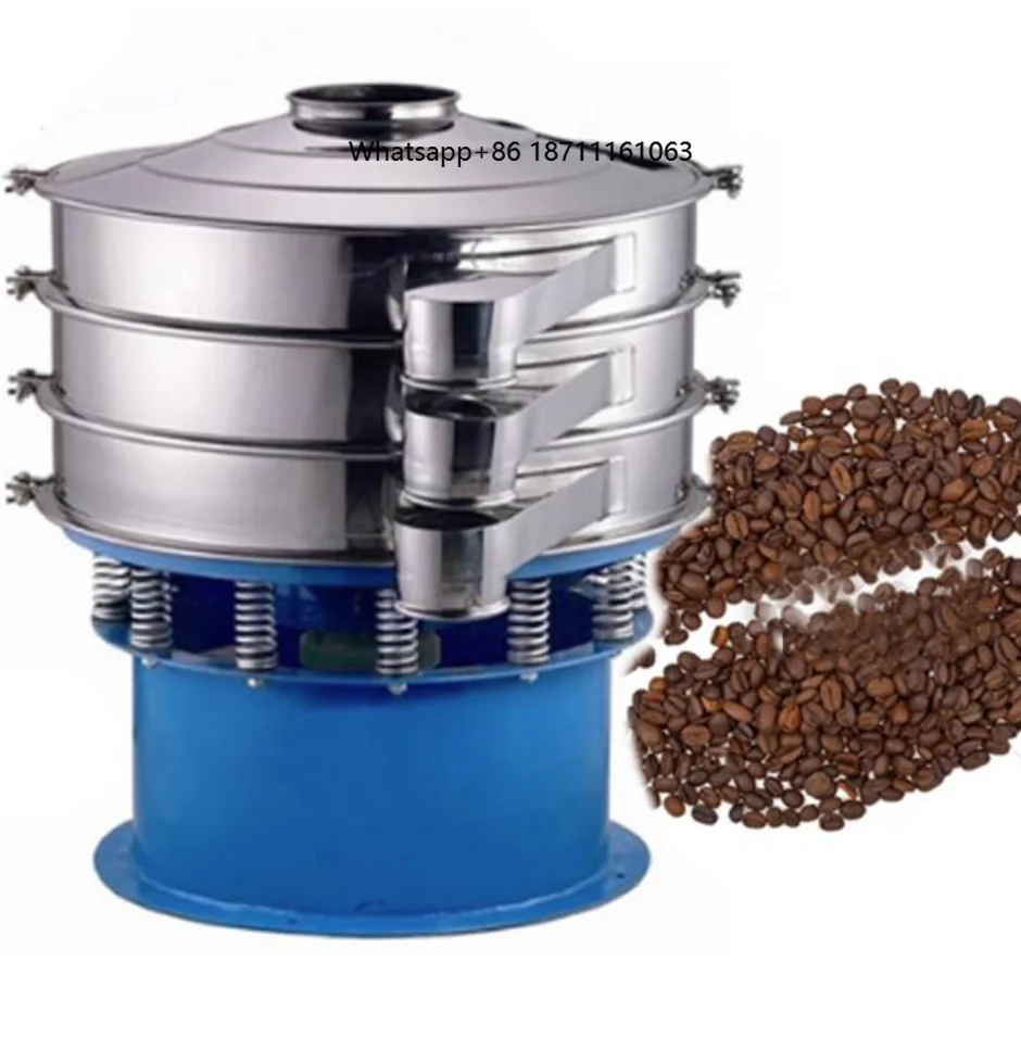 Vibrating Sieve Screen Sifter Machine Sesame Seeds Fruit Protein Coconut Potato Cereal Grain Metal Wheat Flour Powders
Vibrating Sieve Screen Sifter Machine Sesame Seeds Fruit Protein Coconut Potato Cereal Grain Metal Wheat Flour Powders