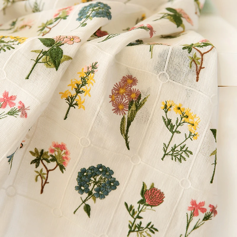 Exquisite Hollow Lace Flower Embroidery Fabric Floral Plants Cotton Gauze Fabric For Diy Sewing Baby Clothes Shirts Garments
Exquisite Hollow Lace Flower Embroidery Fabric Floral Plants Cotton Gauze Fabric For Diy Sewing Baby Clothes Shirts Garments