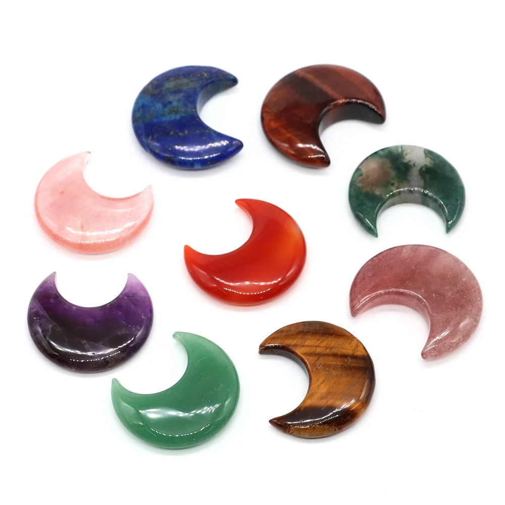 Moon Shaped Statue Natural Crystal Stone, Colorfull Mascot Meditation Reiki Chakra Gemstone Collection Home Room Decoration 30mm
Moon Shaped Statue Natural Crystal Stone, Colorfull Mascot Meditation Reiki Chakra Gemstone Collection Home Room Decoration 30mm