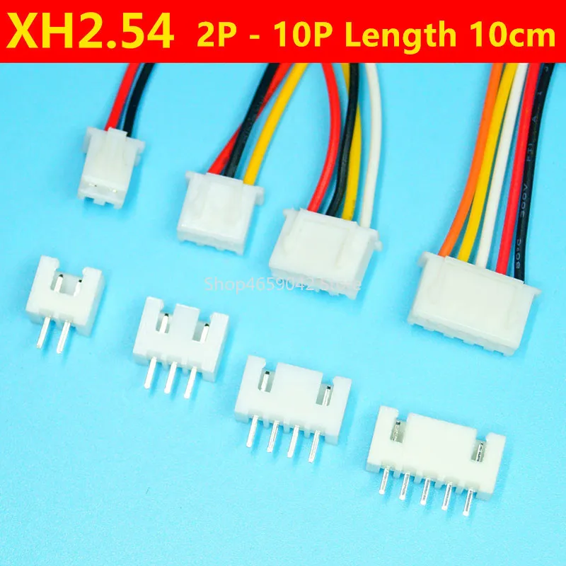 10 Sets XH 2.54mm Plug Cable 10cm 2/3/4/5/6/7/8/9/10 Pin Wire 26AWG Whit Straight Pin Header Connectors
10 Sets XH 2.54mm Plug Cable 10cm 2/3/4/5/6/7/8/9/10 Pin Wire 26AWG Whit Straight Pin Header Connectors