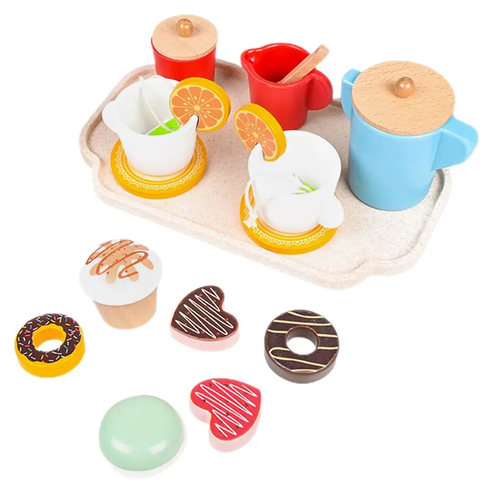 Simulated Tea Set Kids Early Education Intellectual Dessert Cake Pretend Play Mini Wooden Toy Girls Tea Party Decorations
Simulated Tea Set Kids Early Education Intellectual Dessert Cake Pretend Play Mini Wooden Toy Girls Tea Party Decorations