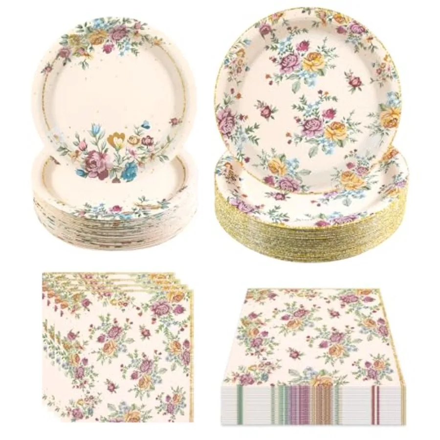 180Pcs Party plies Paper Plates and Napkins Serve 60 Disposable Tableware Set for Birthday Party Decorations Game Day Family Ho
180Pcs Party plies Paper Plates and Napkins Serve 60 Disposable Tableware Set for Birthday Party Decorations Game Day Family Ho