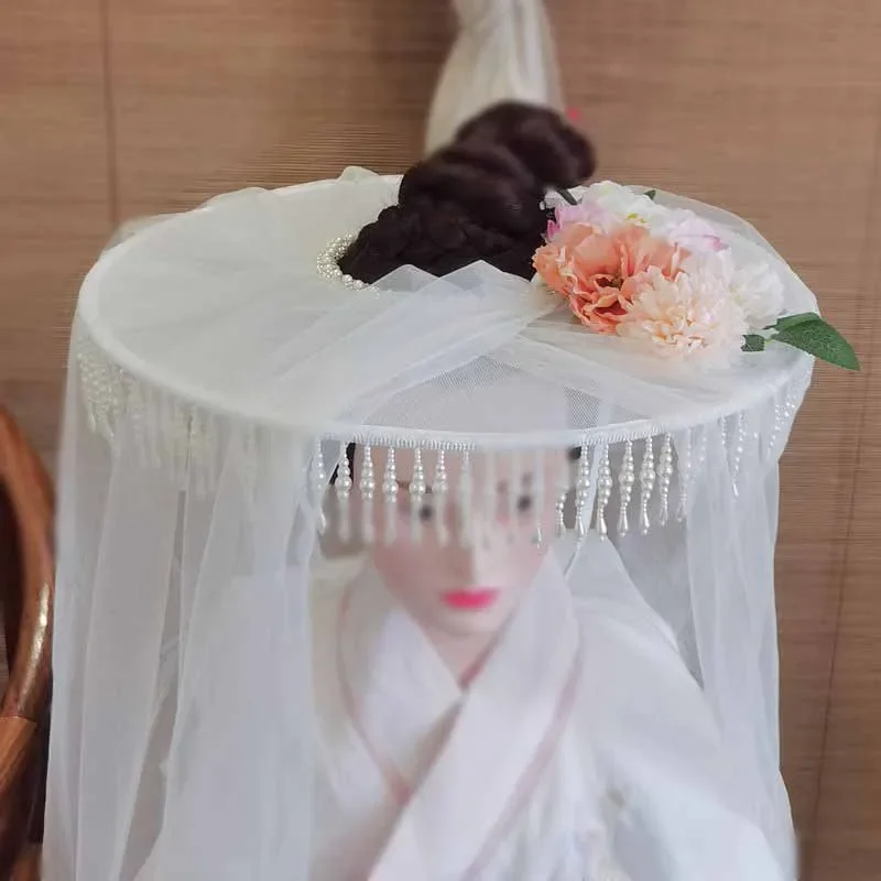 Hanfu Veil Hat For Women Chinese Ancient Cap Cosplay Gauze Hat Curtain Performanc Props Hanfu Doukat Tassel Curtain Cap Hat
Hanfu Veil Hat For Women Chinese Ancient Cap Cosplay Gauze Hat Curtain Performanc Props Hanfu Doukat Tassel Curtain Cap Hat