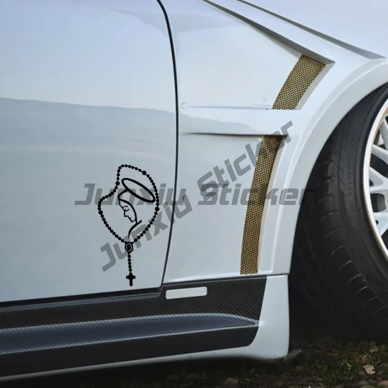 Car Sticker Creative Rosary Virgin Mary Fatima Vinyl Decal Waterproof DIY Body Window Door Car Exterior Decoration Accessories
Car Sticker Creative Rosary Virgin Mary Fatima Vinyl Decal Waterproof DIY Body Window Door Car Exterior Decoration Accessories