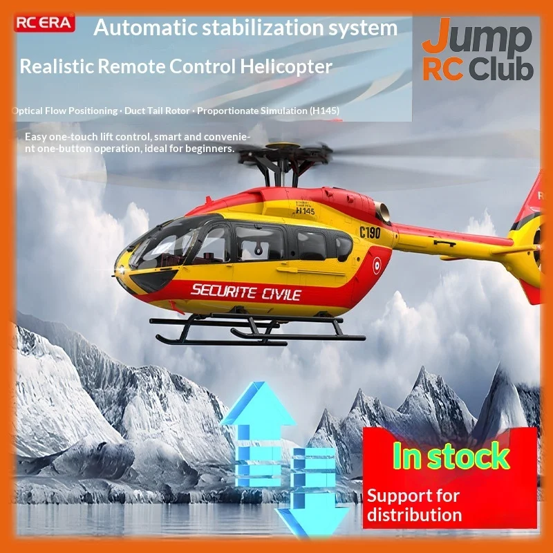 C190 Rc Helicopter H145 Six Channel Single Rotor No Aileron Scale Optical Flow Altitude Hold Dual Brushless Direct Drive
C190 Rc Helicopter H145 Six Channel Single Rotor No Aileron Scale Optical Flow Altitude Hold Dual Brushless Direct Drive