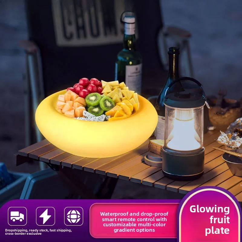 Glow Fruit Tray Night Light, Rechargeable LED Snack Plate, Waterproof Glowing Serving Bowl for Bar KTV Home Party
Glow Fruit Tray Night Light, Rechargeable LED Snack Plate, Waterproof Glowing Serving Bowl for Bar KTV Home Party