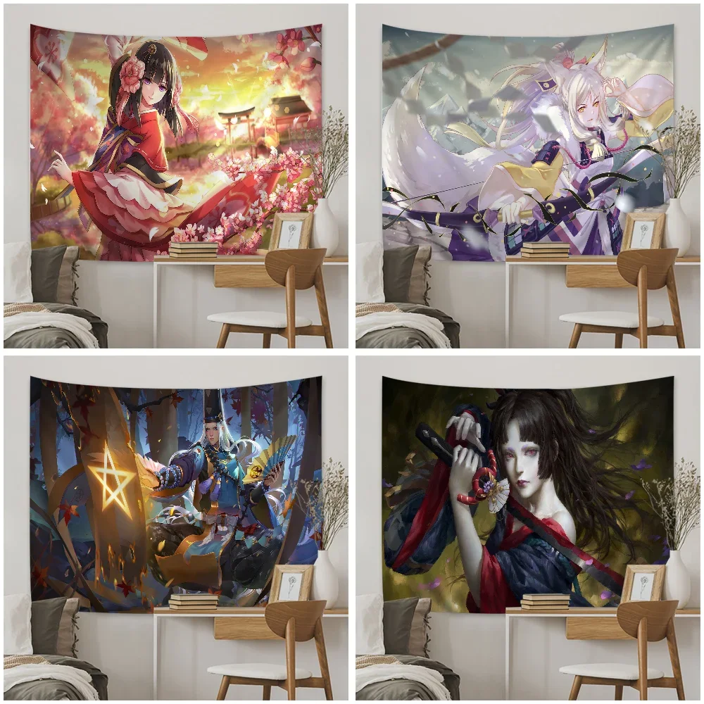 Onmyoji Anime Tapestry Hanging Tarot Hippie Wall Rugs Dorm Wall Hanging Sheets
Onmyoji Anime Tapestry Hanging Tarot Hippie Wall Rugs Dorm Wall Hanging Sheets