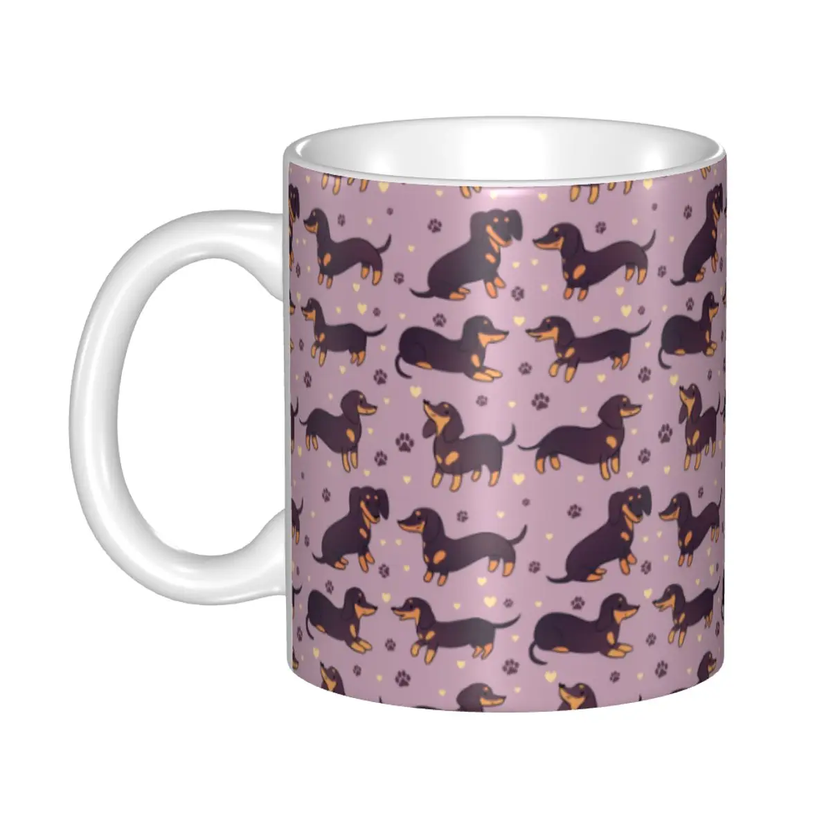 Personalized Cartoon Dachshund Dog Pattern Mug DIY Ceramic Milk Tea Coffee Cups
Personalized Cartoon Dachshund Dog Pattern Mug DIY Ceramic Milk Tea Coffee Cups