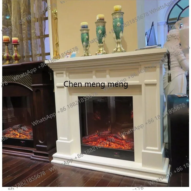 CC182 Ivory white simple, European decorative cabinet, American solid wood mantel electric fireplace
CC182 Ivory white simple, European decorative cabinet, American solid wood mantel electric fireplace