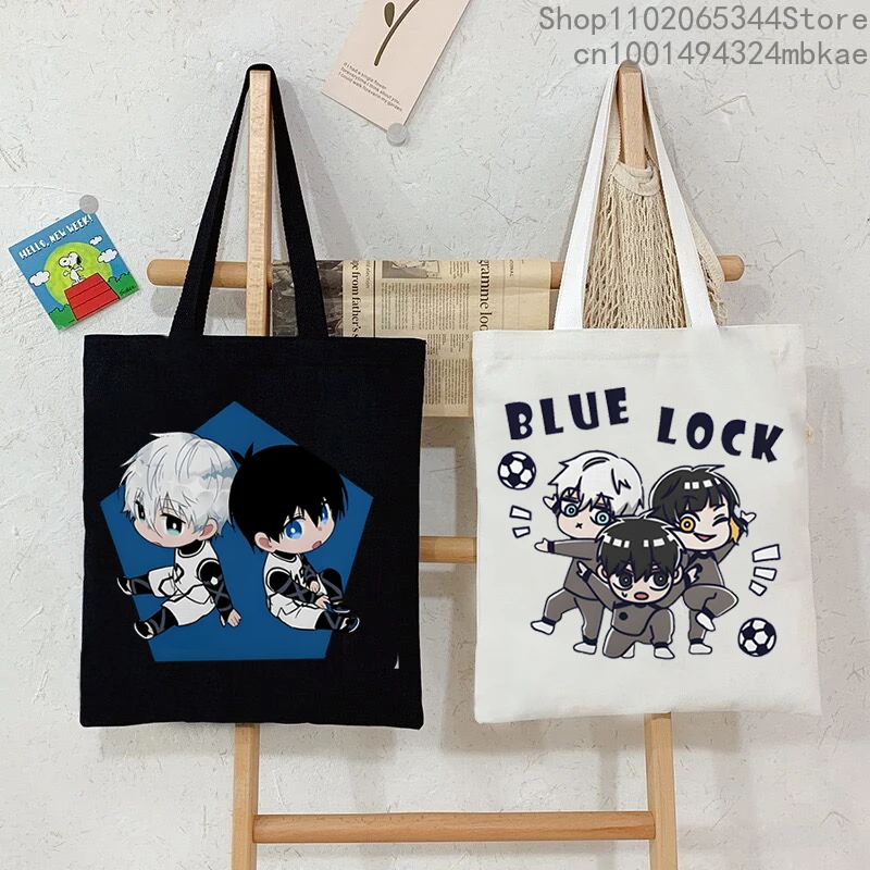 Anime Blue Lock Women Men Shoulder Bags Cartoon Isagi Yoichi and Seishiro Nagi Pattern Student Canvas Tote Bag Storage Handbags
Anime Blue Lock Women Men Shoulder Bags Cartoon Isagi Yoichi and Seishiro Nagi Pattern Student Canvas Tote Bag Storage Handbags