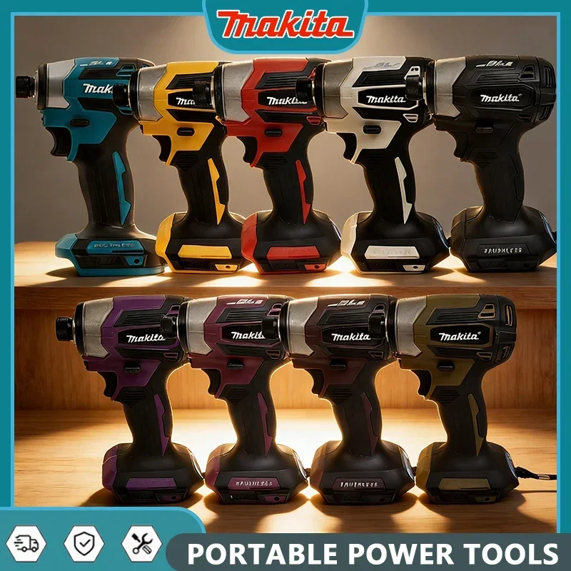 Makita DTD173 18V Wireless Brushless Drill Driver Electric Screwdriver Impact Hand Tool with Charging Feature
Makita DTD173 18V Wireless Brushless Drill Driver Electric Screwdriver Impact Hand Tool with Charging Feature