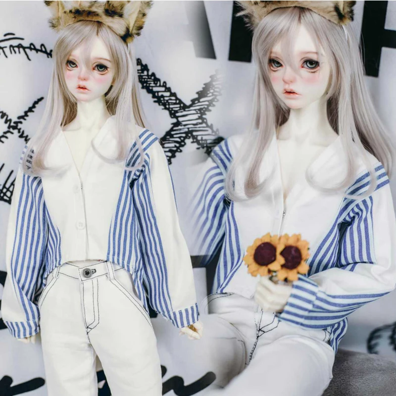D04-A367 children handmade toy SD17 POPO68 MSD Doll BJD/SD doll Accessories white Casual patchwork irregular cardigan top 1psc
D04-A367 children handmade toy SD17 POPO68 MSD Doll BJD/SD doll Accessories white Casual patchwork irregular cardigan top 1psc