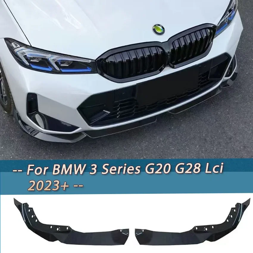 2Pcs/Set MP Style Front Bumper Splitter Lip Spoiler Diffuser Guard Body Kit Cover For BMW 3 Series G20 G28 Lci 2023+ Gloss Black
2Pcs/Set MP Style Front Bumper Splitter Lip Spoiler Diffuser Guard Body Kit Cover For BMW 3 Series G20 G28 Lci 2023+ Gloss Black