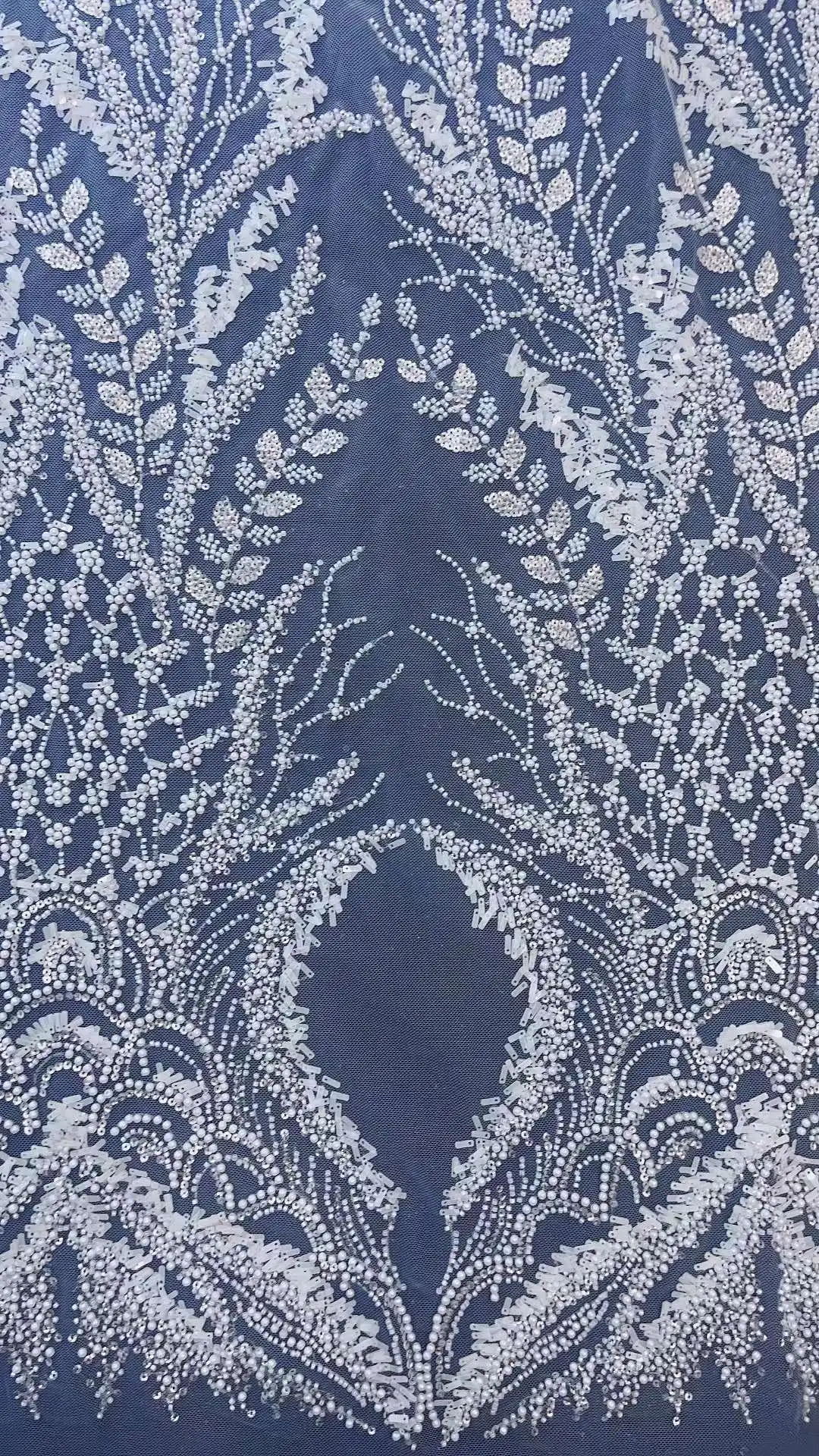 White French Mesh Tulle Fabric With Pearls Beads Embroidery Lace, Nigeria Fabric, Exquisite, Wedding Design
White French Mesh Tulle Fabric With Pearls Beads Embroidery Lace, Nigeria Fabric, Exquisite, Wedding Design